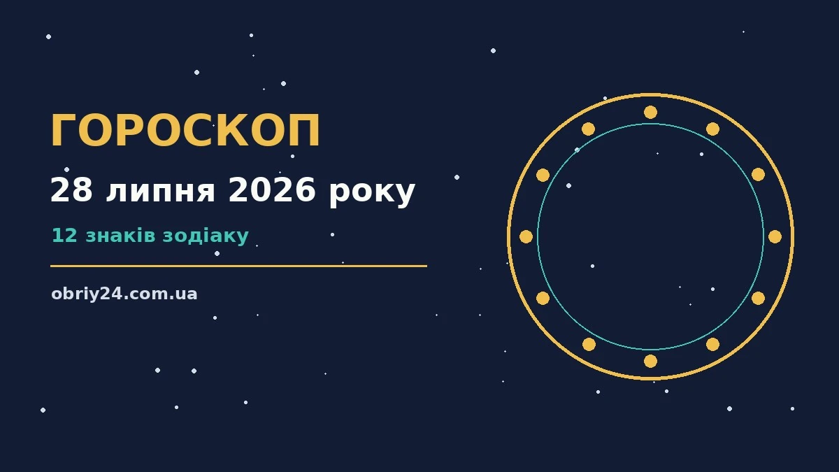 Астрологічний гороскоп на 28 липня 2026 року: фінанси, стосунки й особисті межі