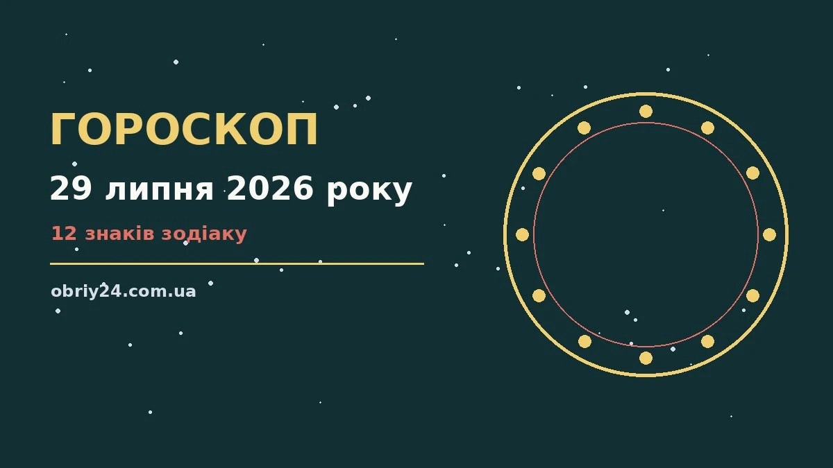 Зоряне небо над міською вечірньою панорамою як символ гороскопу на 29 липня 2026 року