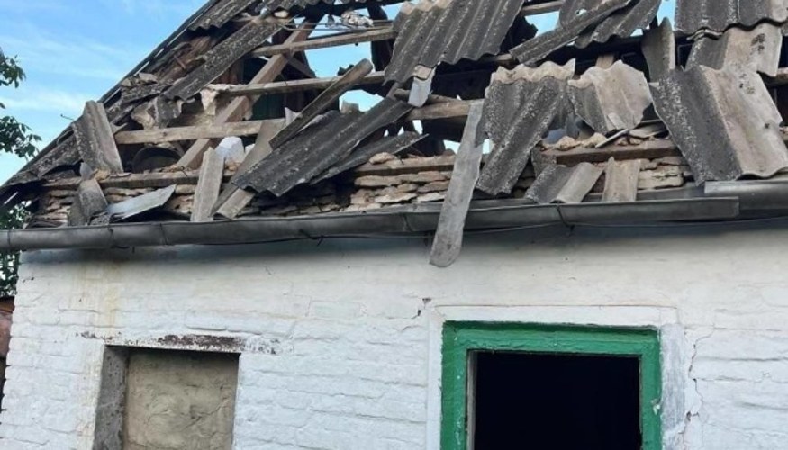 Наслідки артилерійських обстрілів у Запорізькій області — фото ОВА