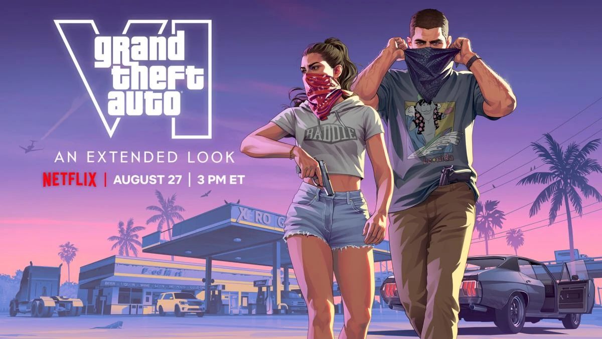 Ілюстрація Rockstar до розширеного відеоматеріалу Grand Theft Auto VI