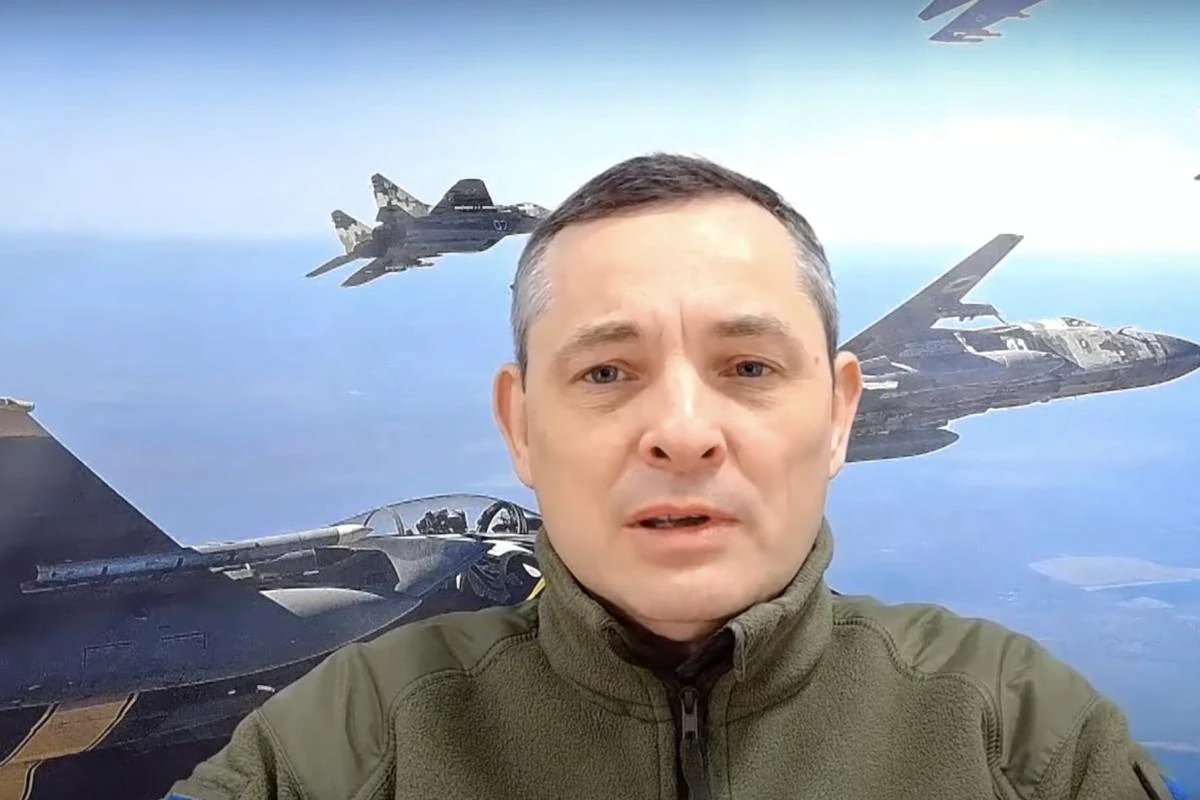 Скріншот етеру телемарафону з коментарем Юрія Ігната про атаки реактивних БПЛА